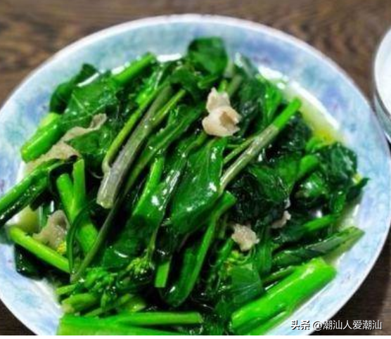 揭阳地区的芥蓝薳是潮汕人十分喜欢吃的青菜，你吃过吗？