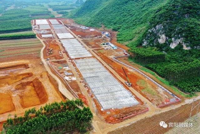 厉害了！宾阳邹圩镇正在建设一现代化大型养猪场，每年可出栏6万多头猪…