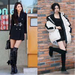 美女平底鞋踩踏食物(被成都太古里的女生惊艳了下半身失踪、脚踩平底鞋，真洋气时髦)