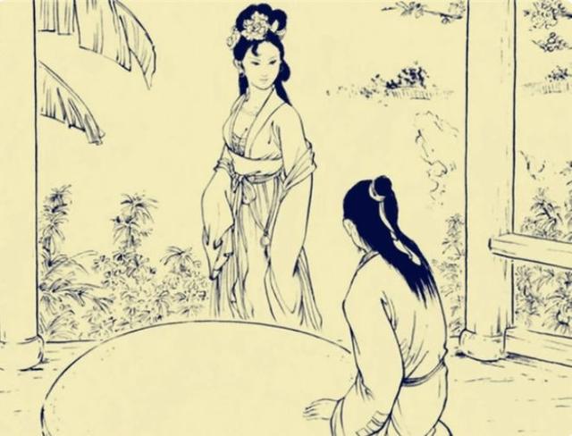 学生偷窥隔壁寡妇洗澡，第二天身边围绕了一群美女