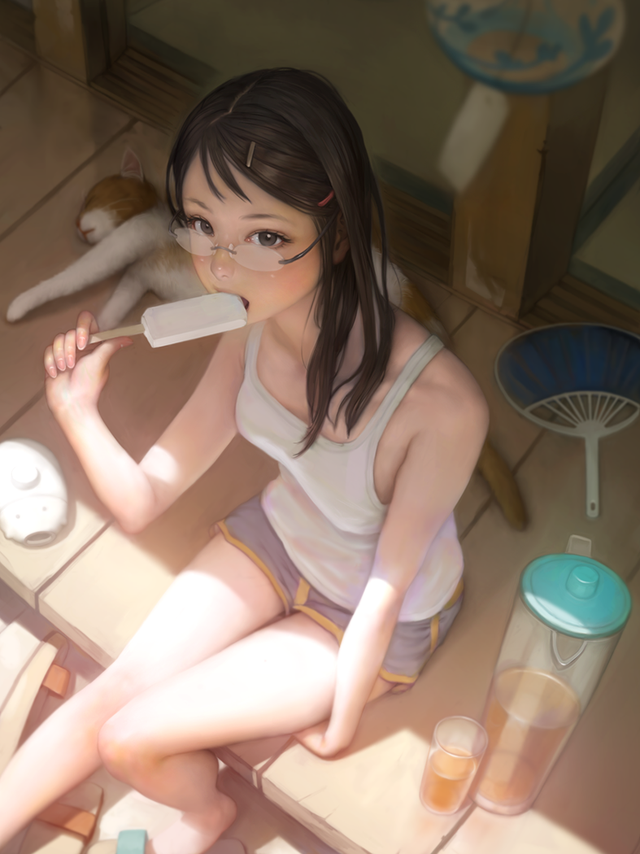 那些动漫中的人物光着脚丫会是怎样？蕾姆、初音、妮可、小埋