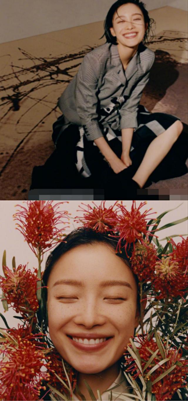 倪妮写真露肚脐,雀斑妆配湿发魅惑撩人,网友:气质别人学不来