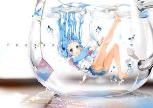 动漫美女的脚(那些动漫中的人物光着脚丫会是怎样？蕾姆、初音、妮可、小埋)
