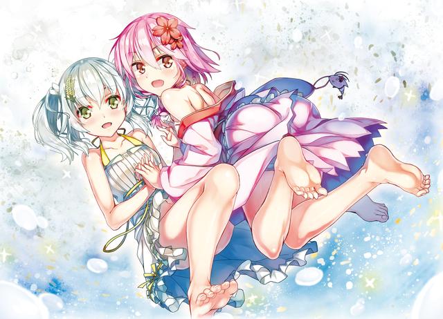 那些动漫中的人物光着脚丫会是怎样？蕾姆、初音、妮可、小埋