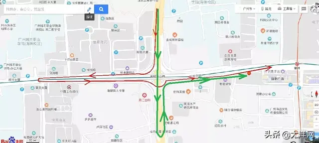 广州百思得汽车城(扩散今晚10点起，客村立交这段全封闭)